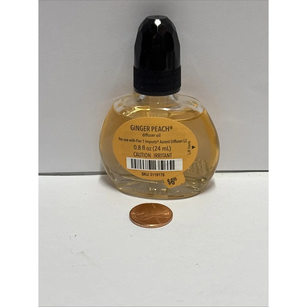 Pier‎ 1 Imports Georgia Peach Diffuser Oil For Accent Diffuser L2 Mini 0.8 oz